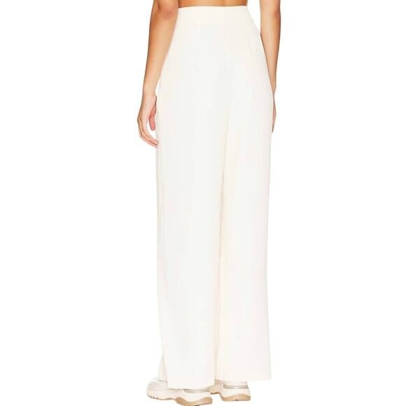ASTR The Label Womens Wide Leg Pants Cream High Waisted Size M NWOT Flowy Boho - Picture 2 of 10